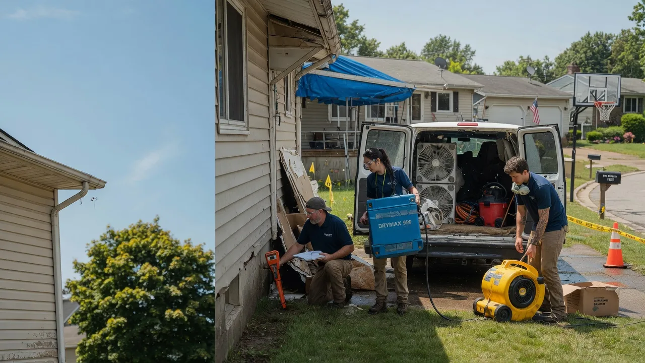 Ceiling Leak Cleanup in Eagarville, IL near me