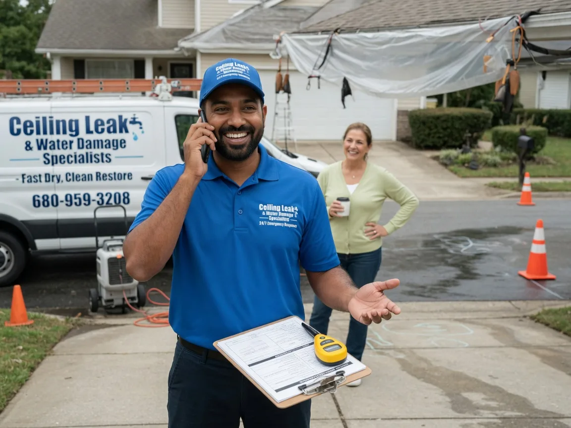 Ceiling Leak Cleanup Eagarville, IL FAQs